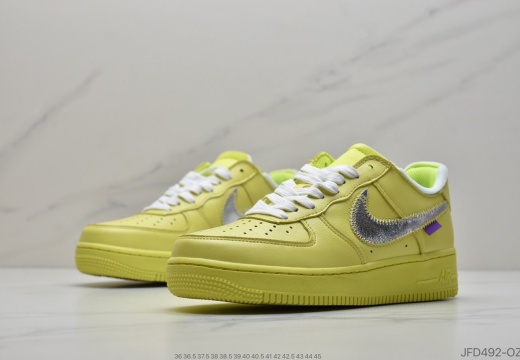 OffWhite x Nike Air Force 1'07MCA Blue Chicago空军一号 (4)
