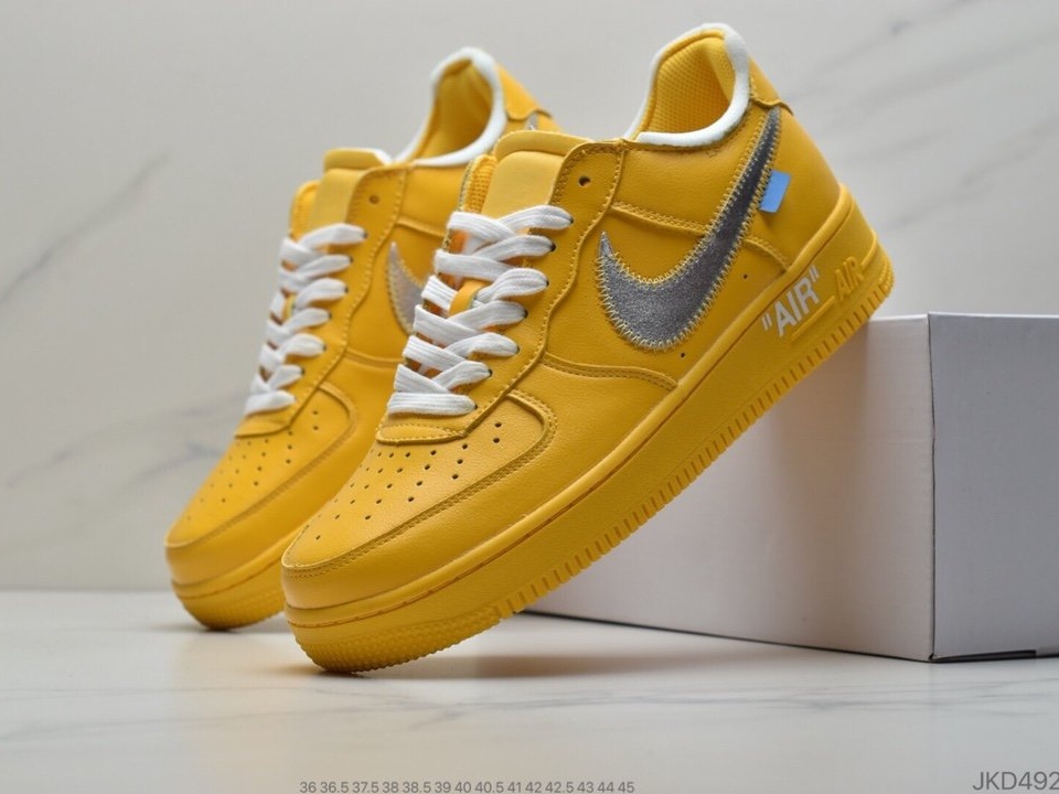 OffWhite x Nike Air Force 1'07MCA Blue Chicago空军一号 (20)