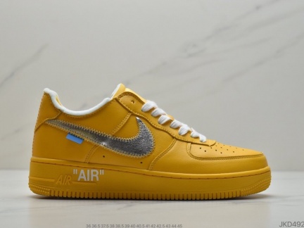 OffWhite x Nike Air Force 1'07MCA Blue Chicago空军一号 (26)