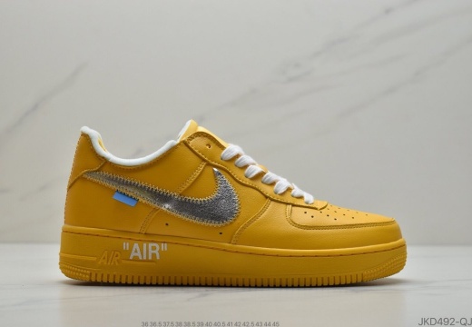 OffWhite x Nike Air Force 1'07MCA Blue Chicago空军一号 (26)