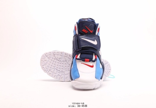 Nike 耐克Air Barrage Mid QS 皮蓬 复古气垫篮球鞋 (112)