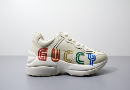 Gucci Apollo Leather Sneakers 春夏秋冬运动系列 古驰姥爷鞋