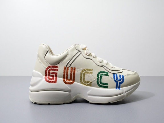 Gucci Apollo Leather Sneakers 春夏秋冬运动系列 (2)