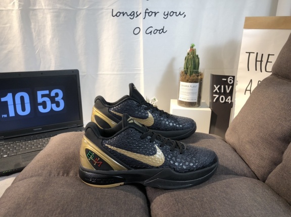 Nike ZOOM Kobe VI Mamba BlackYellow  (32)